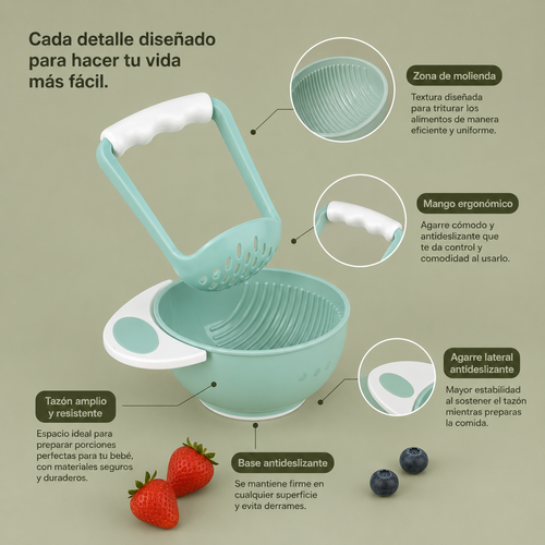 Molinillo manual para bebés